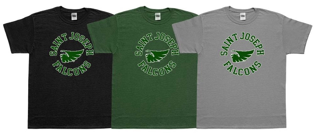 NEW Saint Joseph Falcon Circle Logo T-Shirt