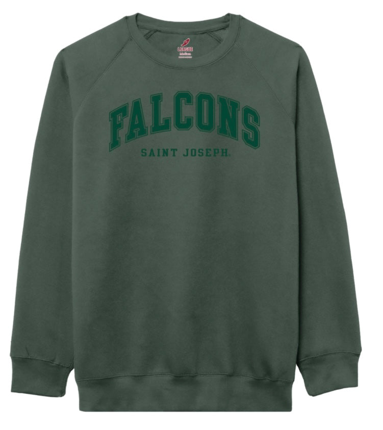 NEW League Falcons Fleece Crew Sweatshirt
