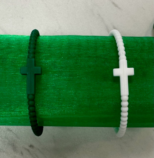 Rubber cross bracelet Clearance