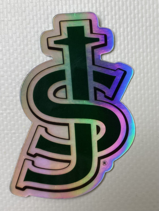 Holographic SJ Logo Sticker (Medium)